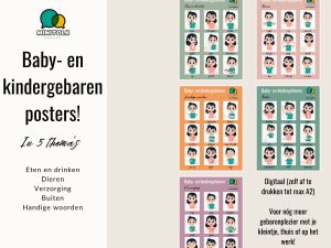 Posters babygebaren, posters baby- en kindergebaren